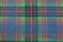 Tartan bleu, vert et brique