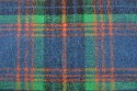 Tartan bleu, vert et brique