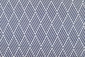 Maille Jacquard bleu et blanc