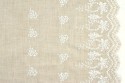 Viscose brodée beige