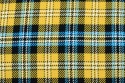 Tartan jaune et bleu