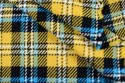 Tartan jaune et bleu