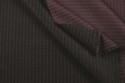 Jacquard bordeaux et noir