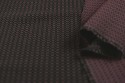 Jacquard bordeaux et noir