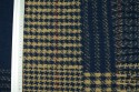 Lainage tartan frangé