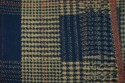 Lainage tartan frangé