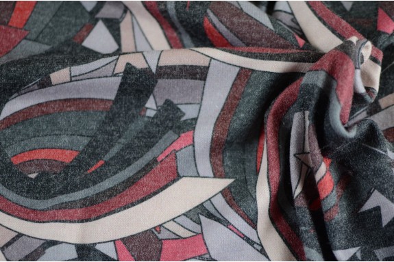 Tricot motif graphique