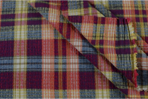 Tartan orangé