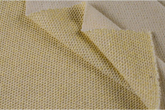 Tricot beige doré