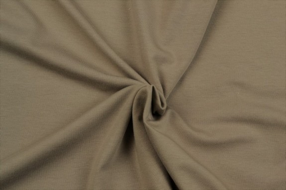 Jersey taupe grande largeur