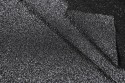 Maille noire argent