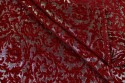 Jacquard gris et bordeaux
