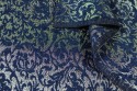 Jacquard gris et bleu