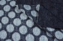 Lainage pois bleus