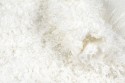 Tissu poilu blanc