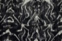 Fausse fourrure marbrée noire