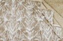 Fausse fourrure marbrée beige