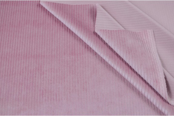 Velours soft vieux rose