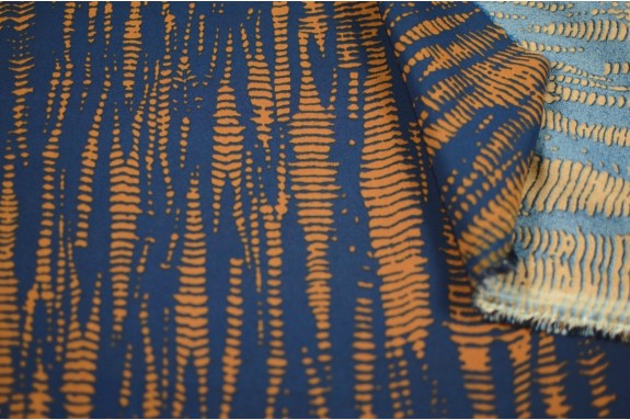 Motif abstrait bleu caramel