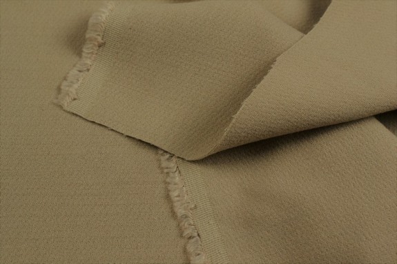 Double crêpe bi-stretch beige