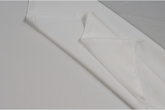 Crêpe blanc argent