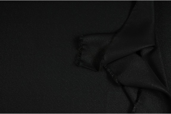 Crêpe scintillant noir