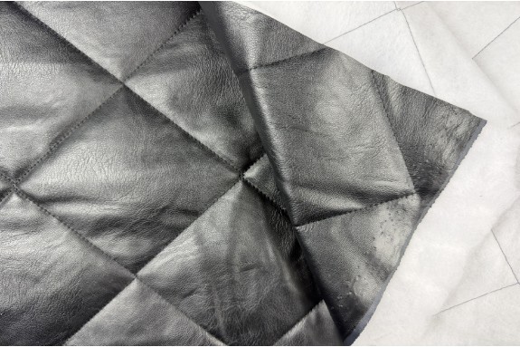 Matelassé cuir grands losanges