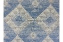 Jacquard bleu et beige