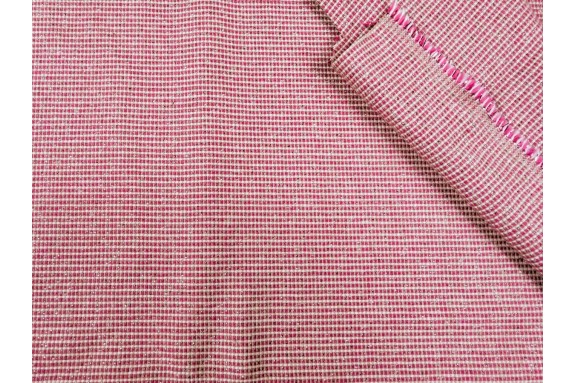 Jacquard chiné rose