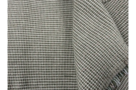 Jacquard chiné taupe