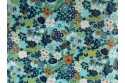Imprimé fleuri turquoise