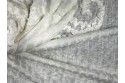 Maille brodée blanc cassé
