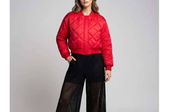 Matelassé rouge