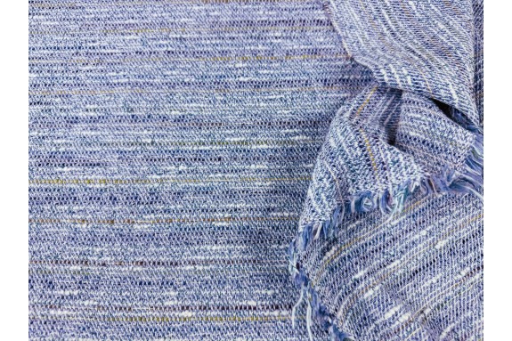 Tissu Chanel bleu clair