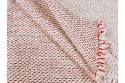 Tricot écru rouge