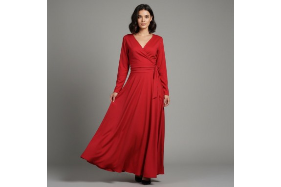 Aspect lin lavé rouge