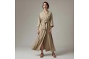 Satin de coton beige