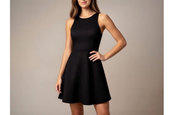 Maille nid d’abeille noire