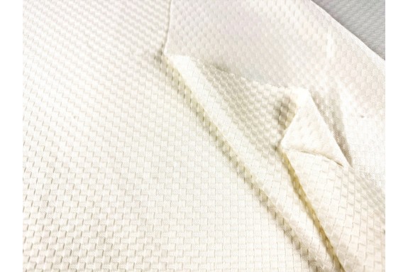 Maille nid d’abeille écrue