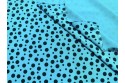 Microfibre pois bleu