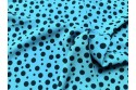 Microfibre pois bleu