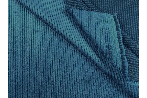 Velours bleu pétrole