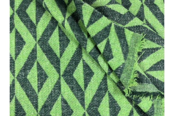 Lainage graphique vert