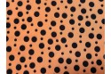 Microfibre pois orange