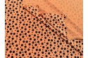 Microfibre pois orange