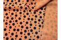 Microfibre pois orange