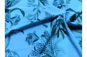 Microfibre florale bleue