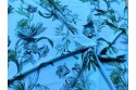 Microfibre florale bleue