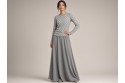 Maille Jacquard gris