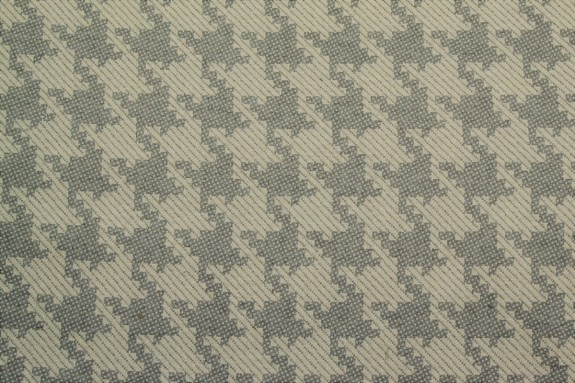 Jacquard pied de coq gris et écru